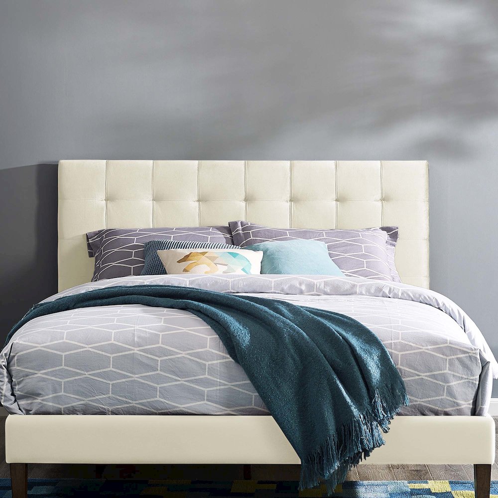 Paisley Tufted Upholstered Performance Velvet Full / Queen Headboard