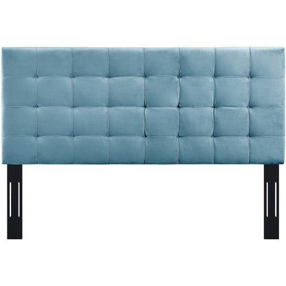 Paisley Tufted Upholstered Performance Velvet Full / Queen Headboard