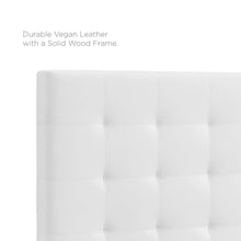 Paisley Tufted Upholstered Faux Leather King and California King Headboard