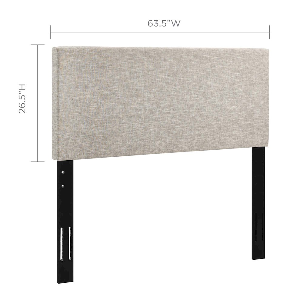 Taylor Upholstered Linen Fabric Full / Queen Headboard