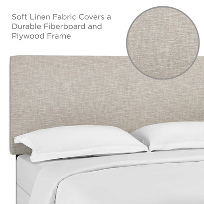 Taylor Upholstered Linen Fabric Full / Queen Headboard