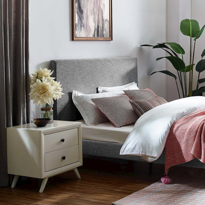Taylor Upholstered Linen Fabric Full / Queen Headboard