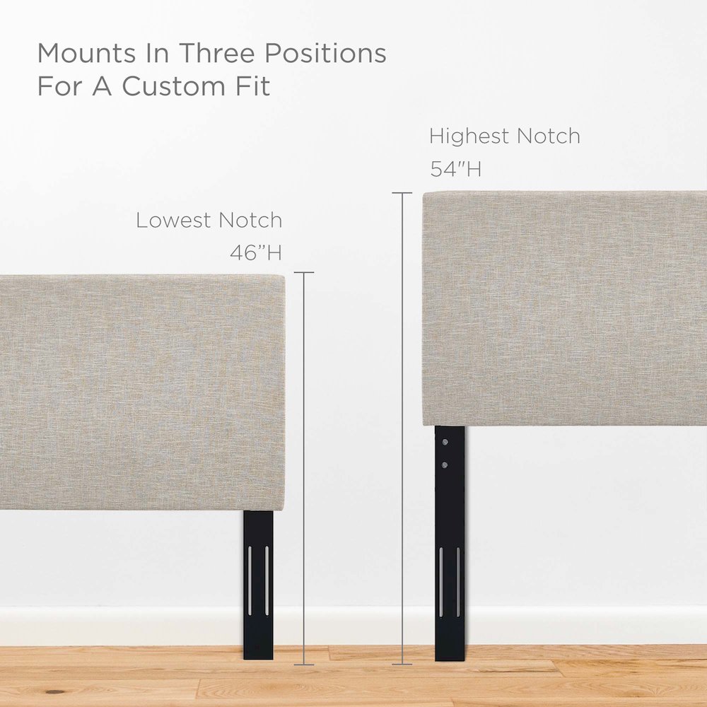 Taylor Upholstered Linen Fabric King and California King Headboard