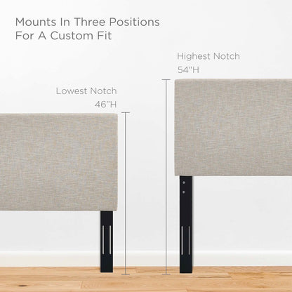 Taylor Upholstered Linen Fabric King and California King Headboard