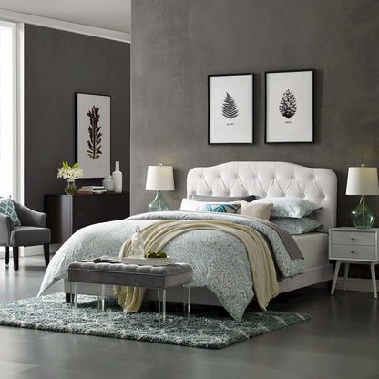 Amelia Faux Leather Full Bed