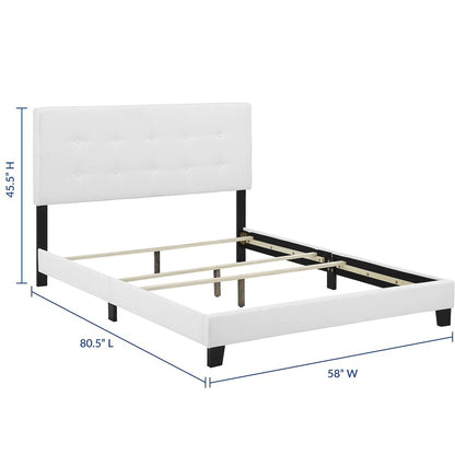 Amira Upholstered Fabric Full Bed