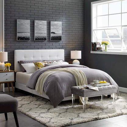 Amira Upholstered Fabric Full Bed