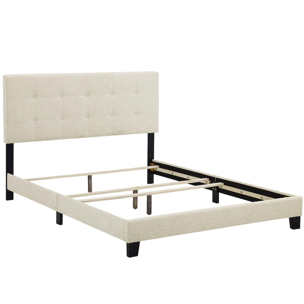 Amira Upholstered Fabric King Bed