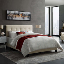 Amira Upholstered Fabric King Bed