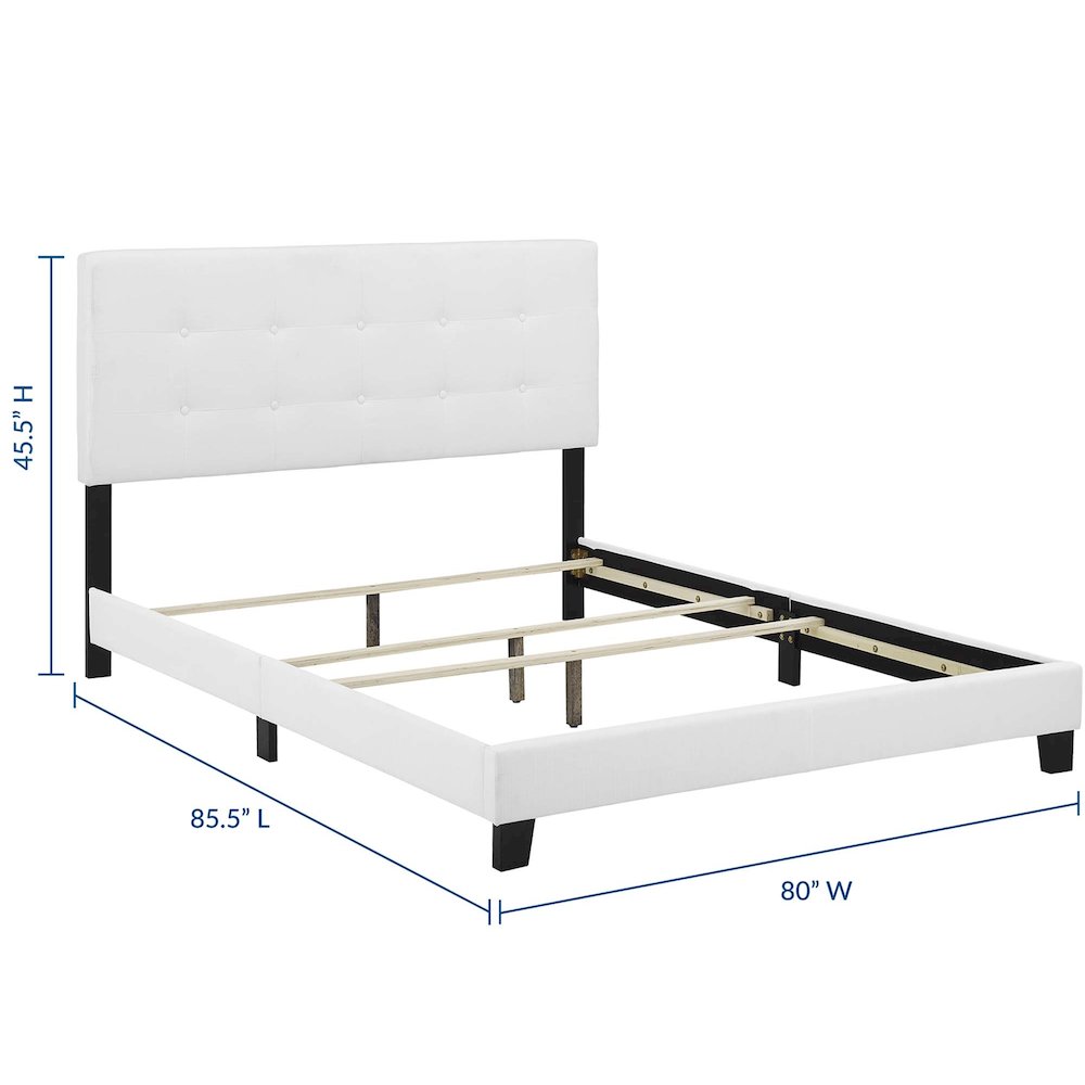 Amira Upholstered Fabric King Bed