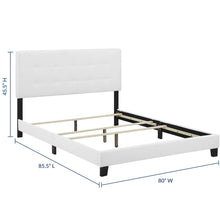 Amira Upholstered Fabric King Bed