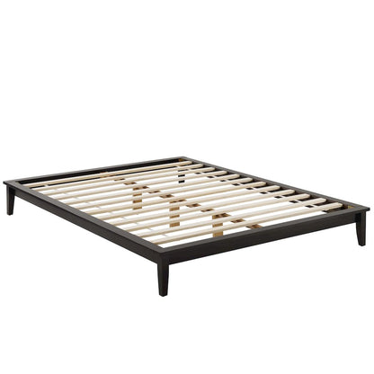 Lodge Wood Queen Platform Bed Frame