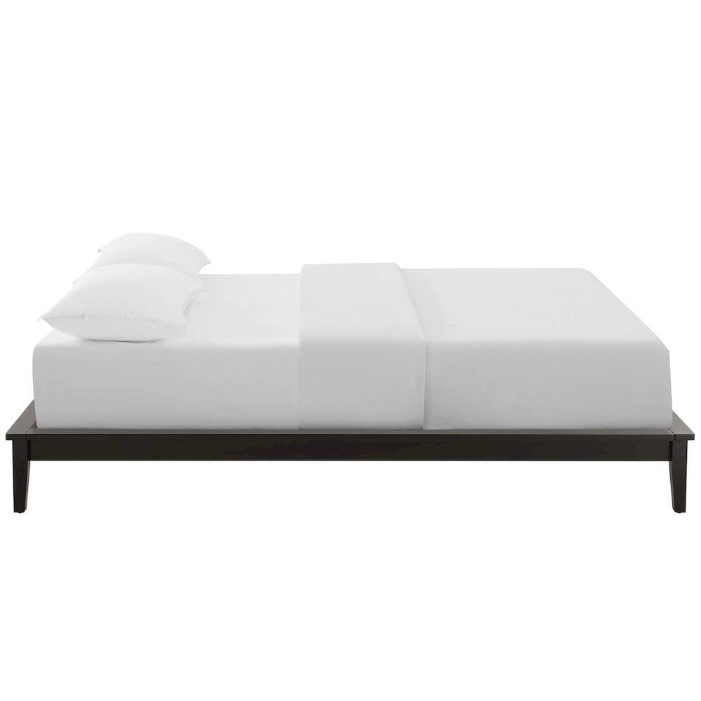 Lodge Wood Queen Platform Bed Frame