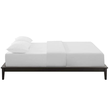 Lodge Wood Queen Platform Bed Frame