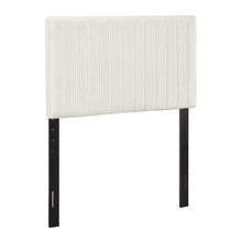 Keira Twin Performance Velvet Headboard - Ivory MOD-6093-IVO