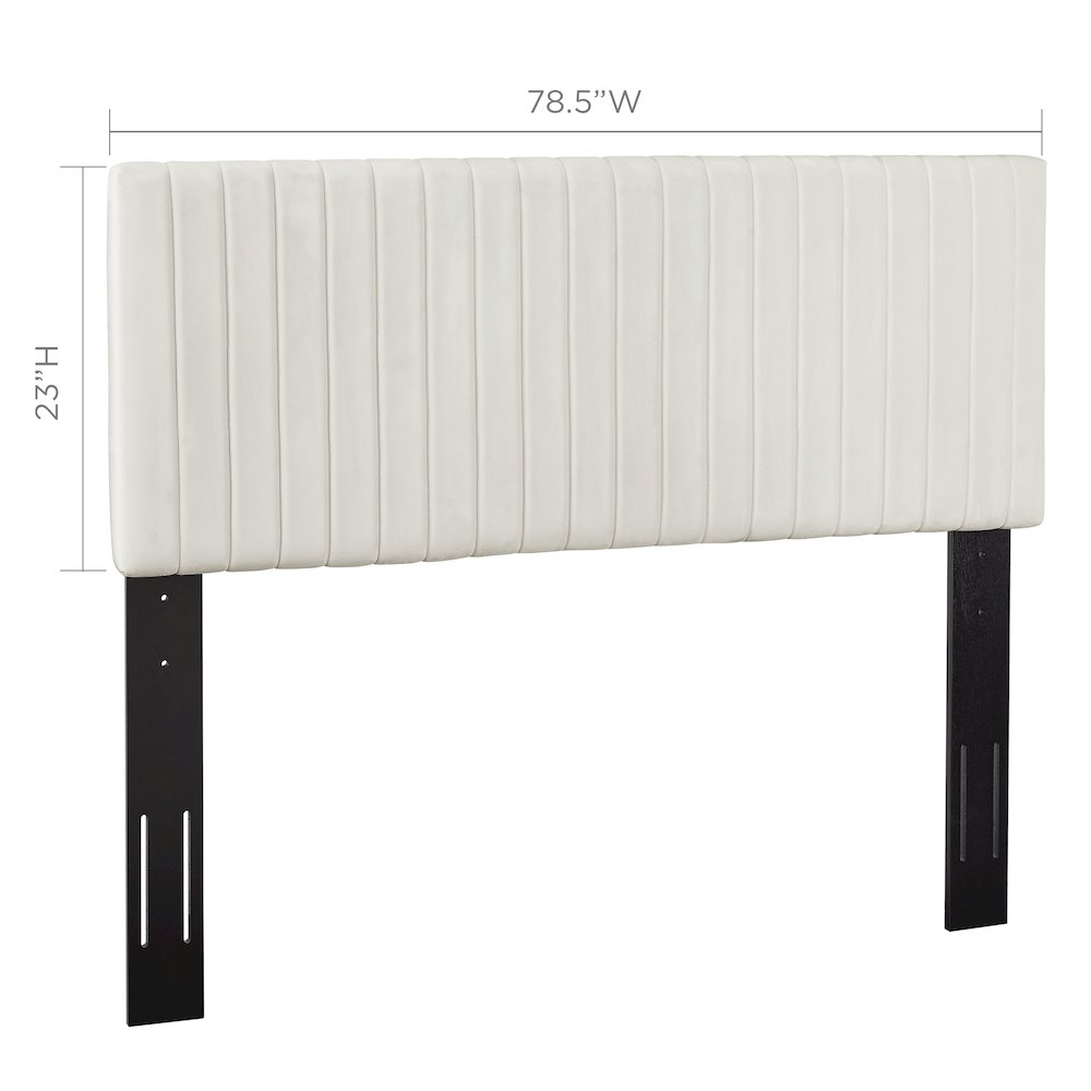 Keira Performance Velvet King/California King Headboard