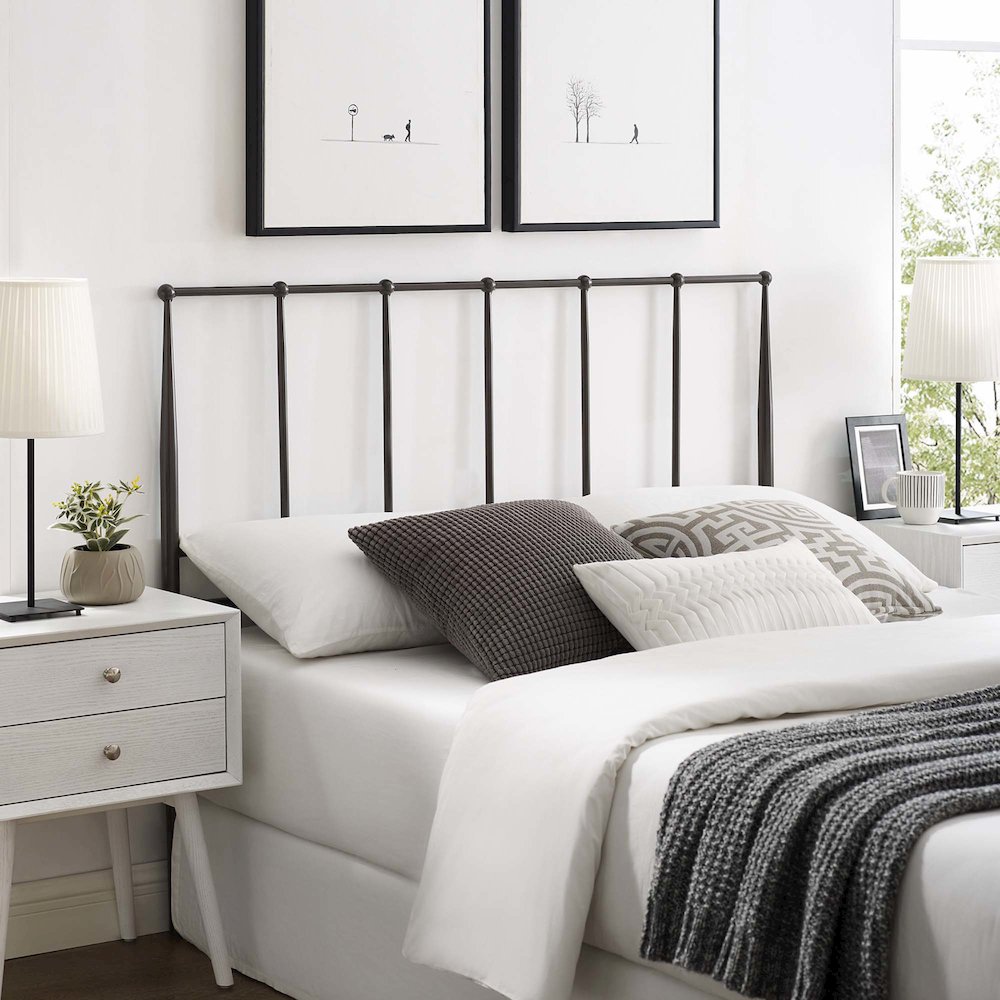 Kiana Metal Stainless Steel Queen Headboard