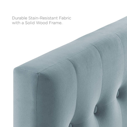 Emily Biscuit Tufted Performance Velvet Twin Headboard