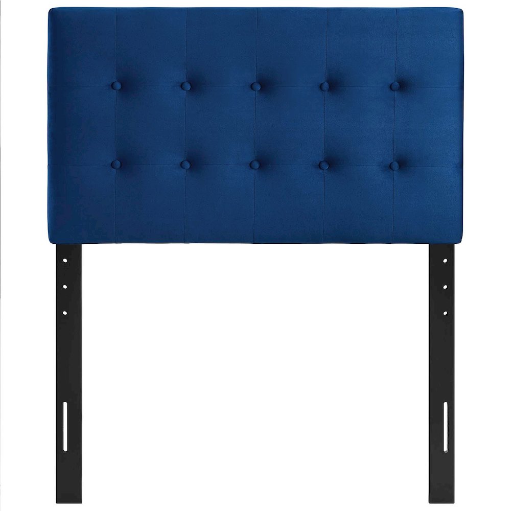 Emily Biscuit Tufted Performance Velvet Twin Headboard
