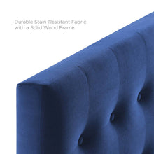 Emily Biscuit Tufted Performance Velvet Twin Headboard