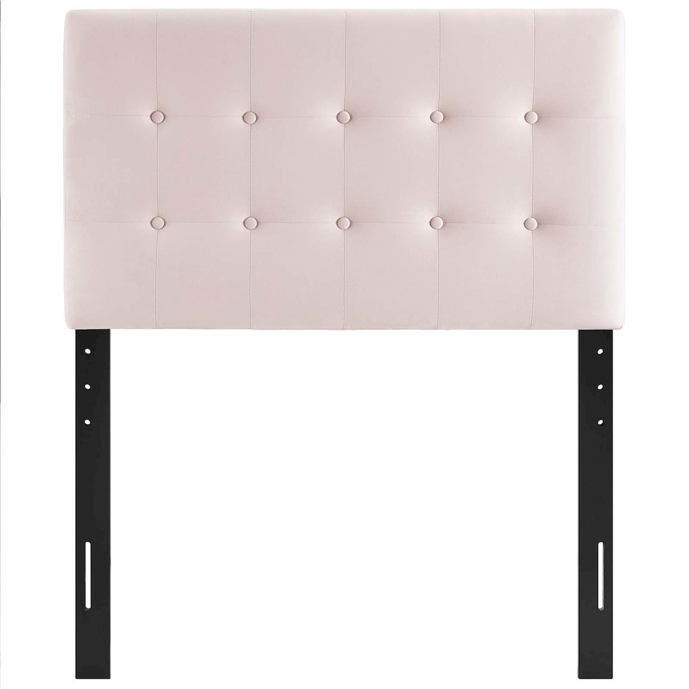 Emily Biscuit Tufted Performance Velvet Twin Headboard