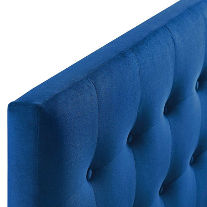 Emily Biscuit Tufted Performance Velvet Full Headboard