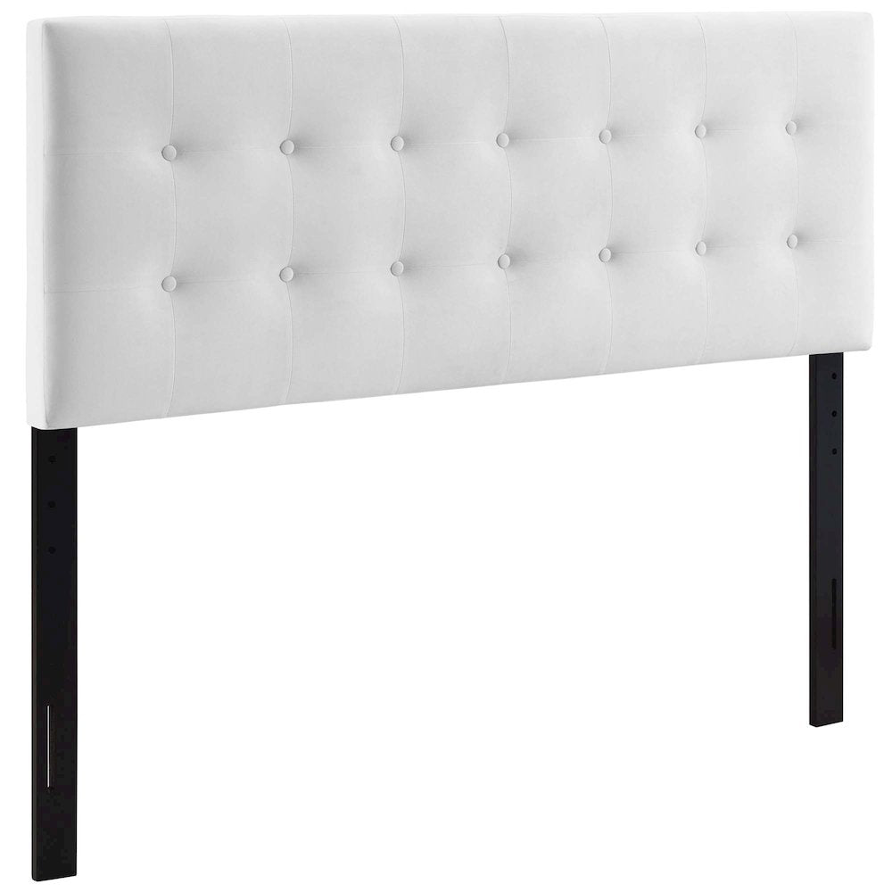 Emily Biscuit Tufted Performance Velvet Full Headboard