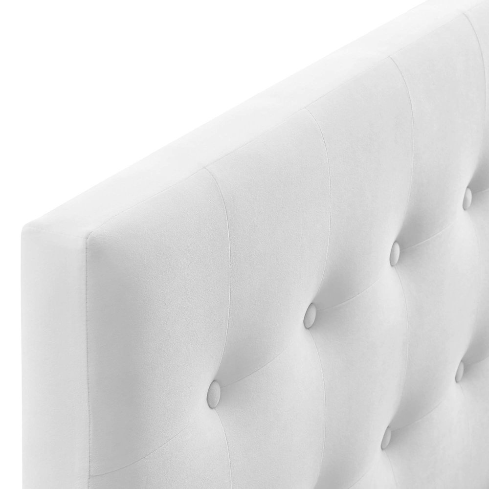 Emily Biscuit Tufted Performance Velvet Full Headboard