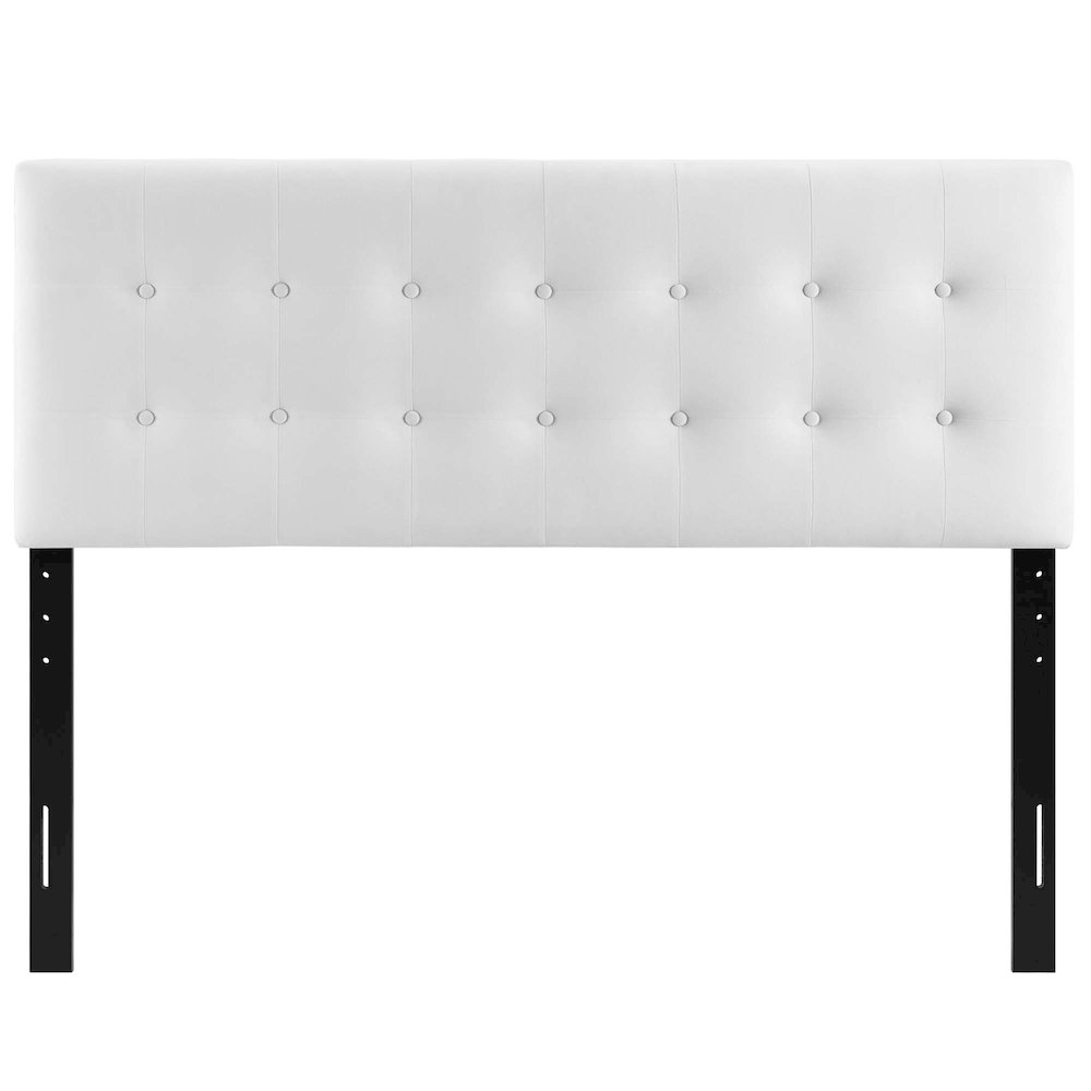 Emily Biscuit Tufted Performance Velvet Full Headboard