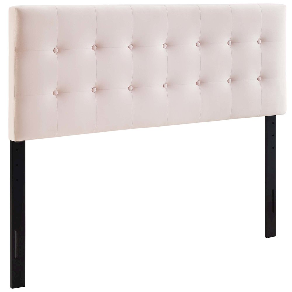 Emily Biscuit Tufted Performance Velvet Queen Headboard
