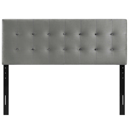 Emily Biscuit Tufted Performance Velvet King Headboard