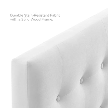 Emily Biscuit Tufted Performance Velvet King Headboard