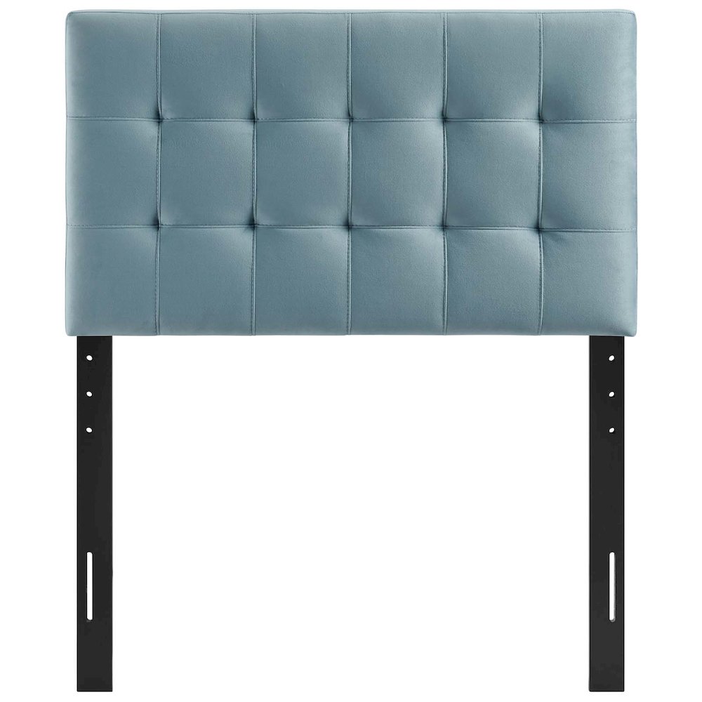 Lily Biscuit Tufted Performance Velvet Twin Headboard