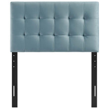 Lily Biscuit Tufted Performance Velvet Twin Headboard
