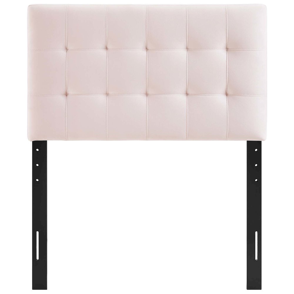 Lily Biscuit Tufted Performance Velvet Twin Headboard