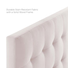 Lily Biscuit Tufted Performance Velvet Twin Headboard