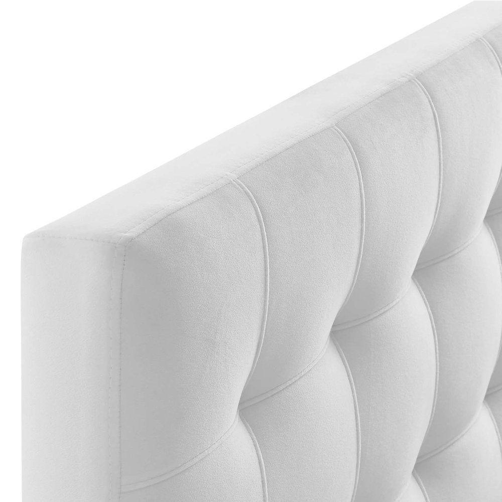 Lily Biscuit Tufted Performance Velvet Twin Headboard