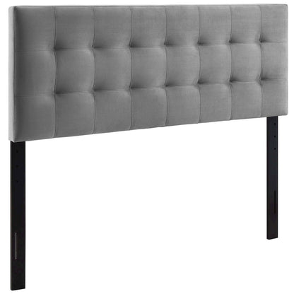Lily Biscuit Tufted Performance Velvet Full Headboard