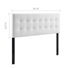 Lily Biscuit Tufted Performance Velvet Full Headboard