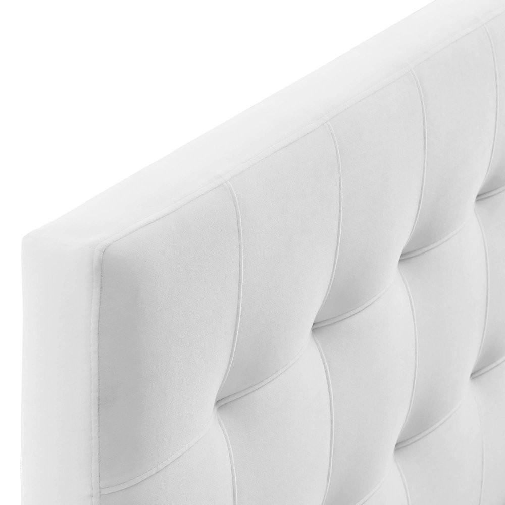 Lily Biscuit Tufted Performance Velvet Full Headboard