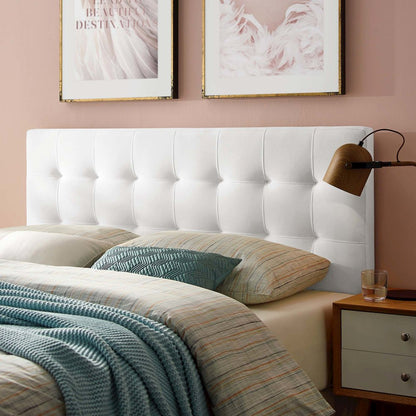 Lily Biscuit Tufted Performance Velvet Full Headboard