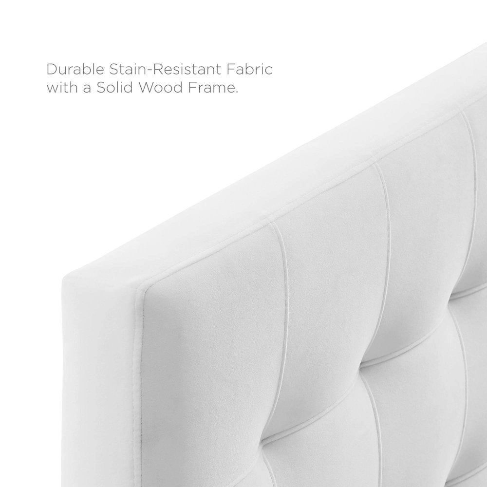 Lily Biscuit Tufted Performance Velvet Queen Headboard