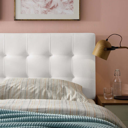 Lily Biscuit Tufted Performance Velvet Queen Headboard