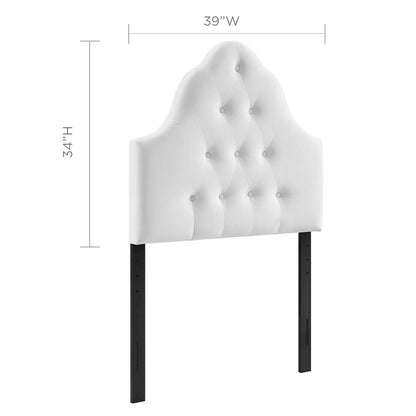 Sovereign Diamond Tufted Performance Velvet Twin Headboard