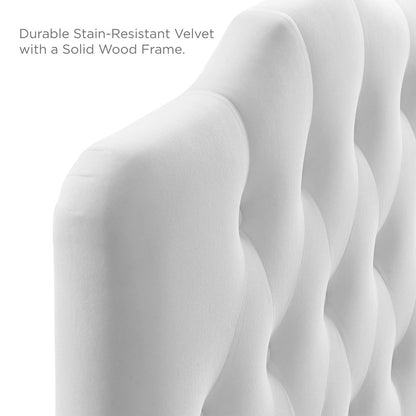 Annabel Diamond Tufted Performance Velvet Twin Headboard