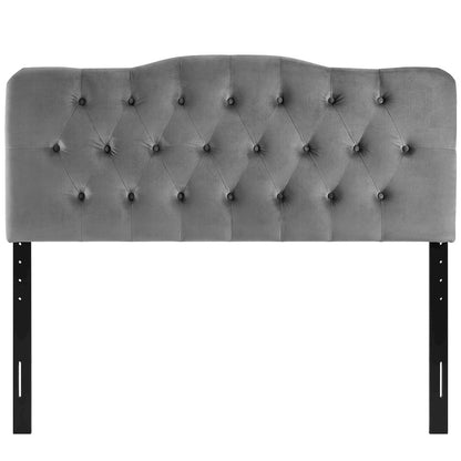 Annabel Diamond Tufted Performance Velvet King Headboard