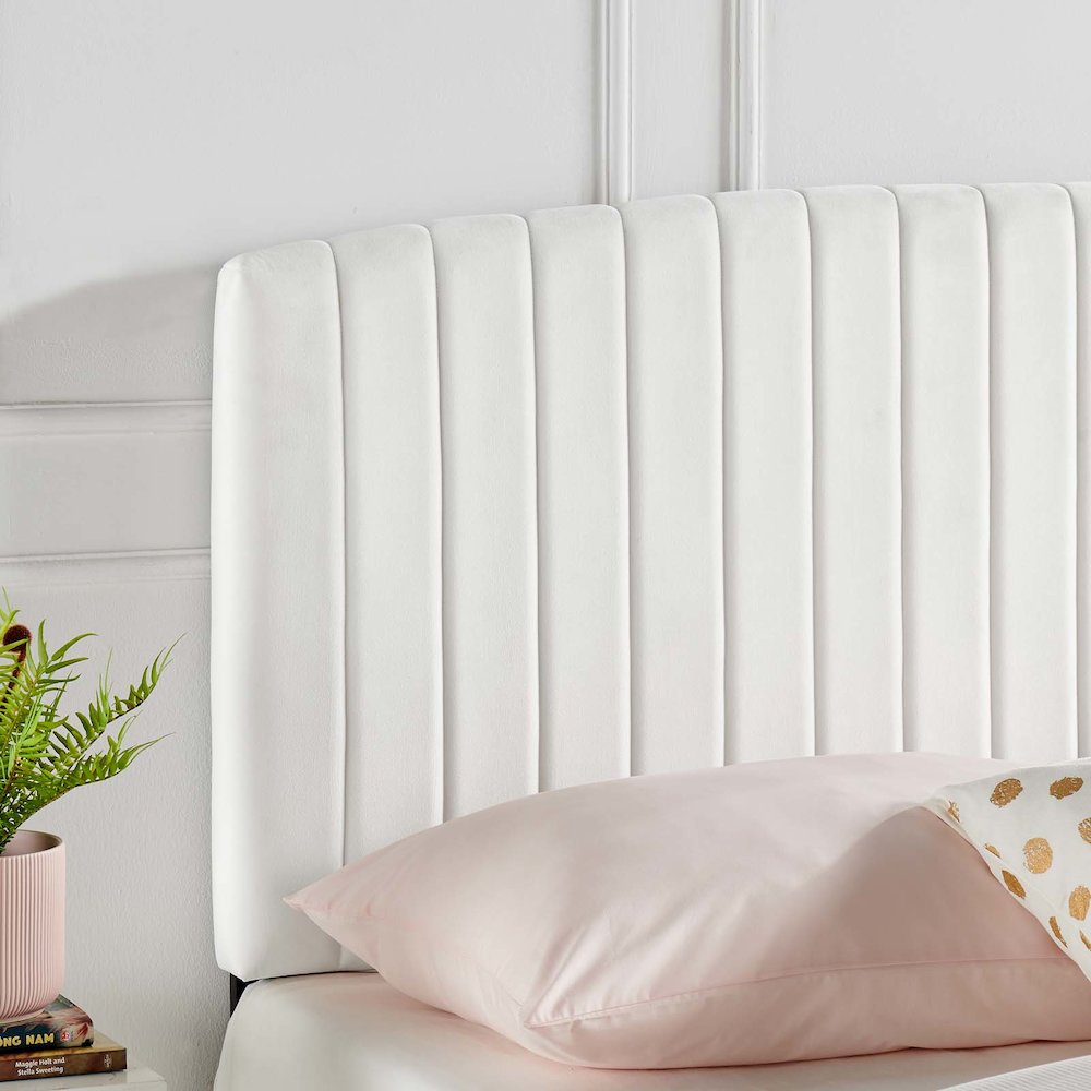 Rebecca Performance Velvet Full / Queen Headboard