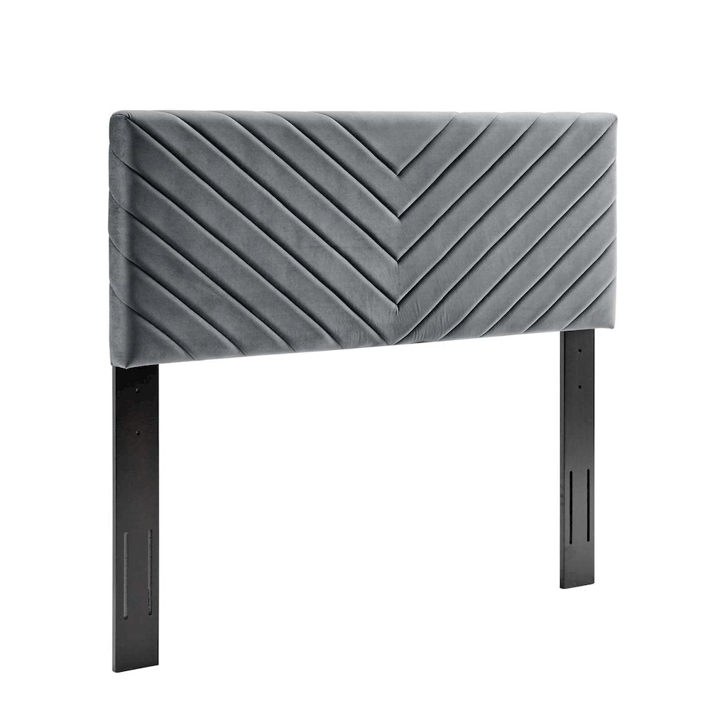 Angular Channel Tufted Performance Velvet King / California King Headboard