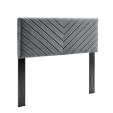 Angular Channel Tufted Performance Velvet King / California King Headboard