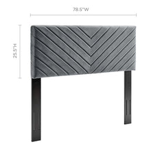 Angular Channel Tufted Performance Velvet King / California King Headboard